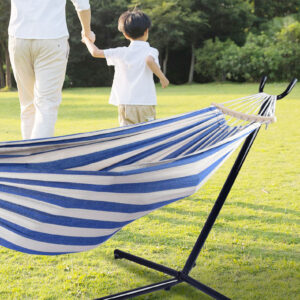 võng xếp inox 260x107x100cm Chân đế với các đế cao su chống trượt