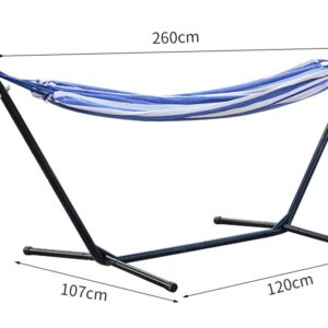 võng xếp inox 260x107x100cm Khối lượng 9.4Kg