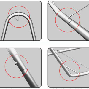 võng xếp inox 280x85x110cm Có thể xếp gọn và mang đi du lịch tiện lợi