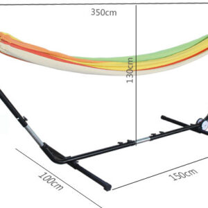 võng xếp inox 350x100x130cm Khối lượng 9.4Kg