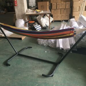 võng xếp inox chân cong 350x100x130cm Có thể xếp gọn và mang đi du lịch tiện lợi