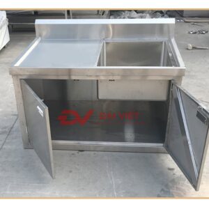 Bồn rửa tay inox mini 1000x500x600mm 1