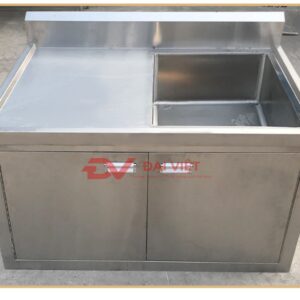 Bồn rửa tay inox mini 1000x500x600mm 4
