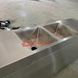 Chậu rửa chén 2 ngăn lớn 1800x600x800mm 11