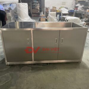 Chậu rửa chén 2 ngăn lớn 1800x600x800mm 3