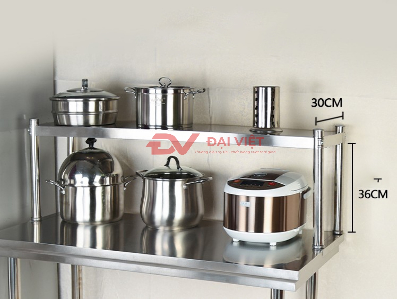 Kệ inox Dễ Dàng Vệ Sinh Và Bảo Trì