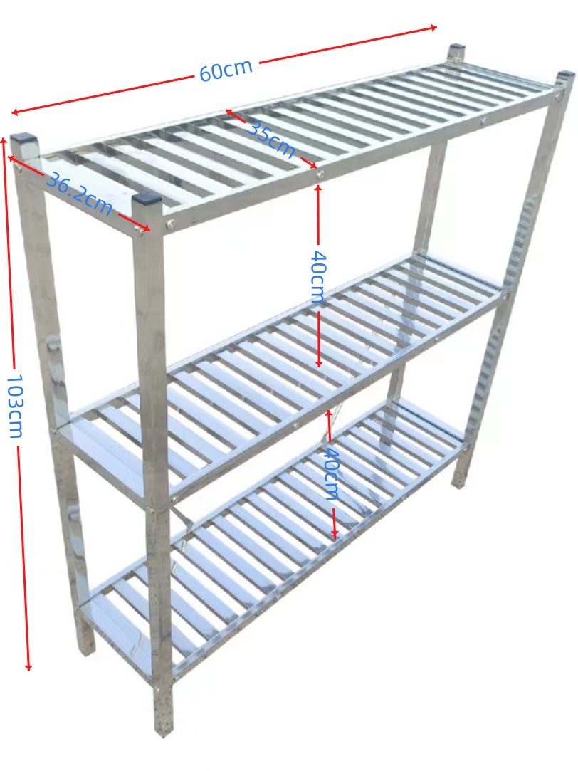 Kệ song inox được ứng dụng rộng rải trong nhà hàng, bếp công nghiệp