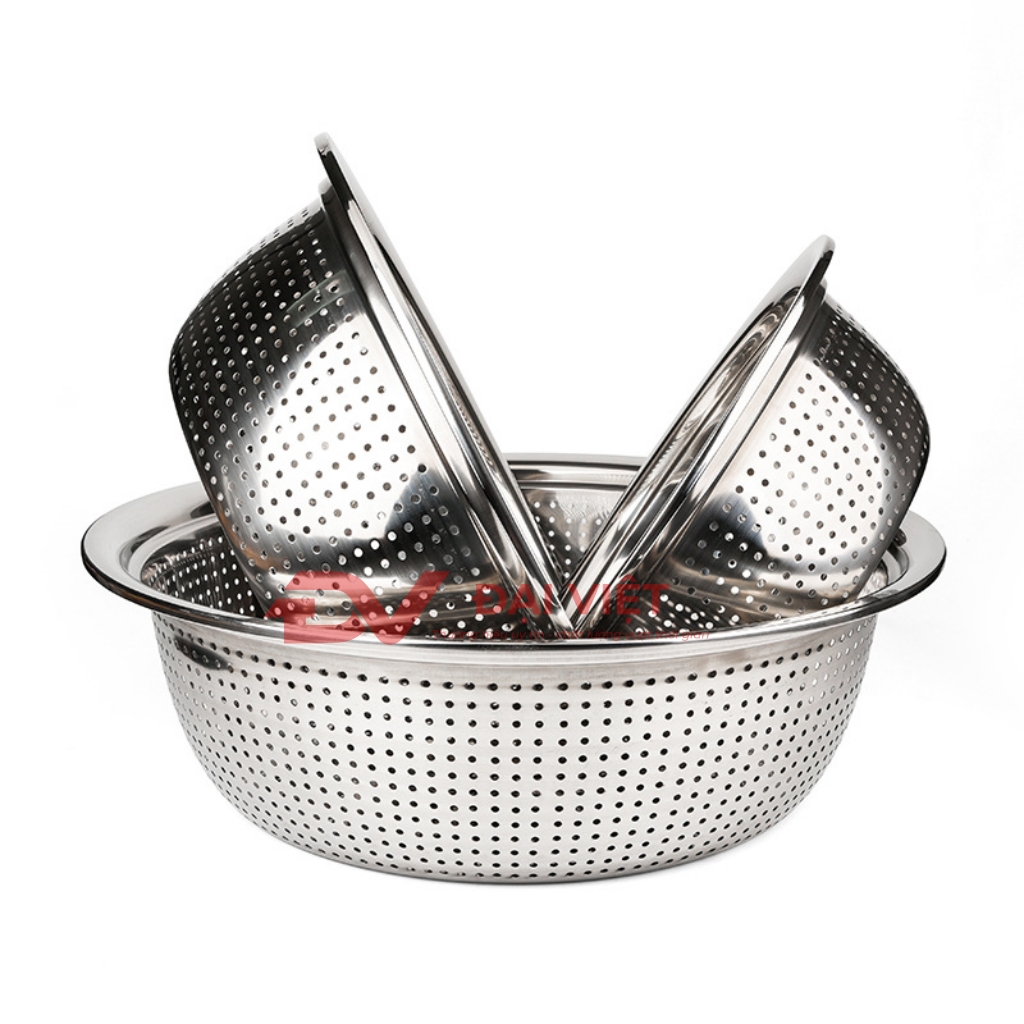 Rổ rá inox, rổ vo gạo inox