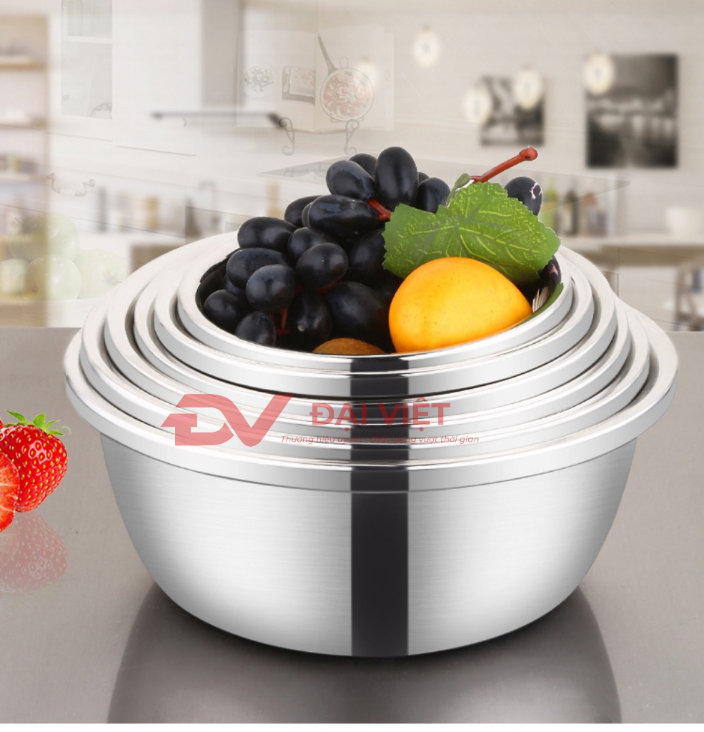 Thau inox sâu lòng