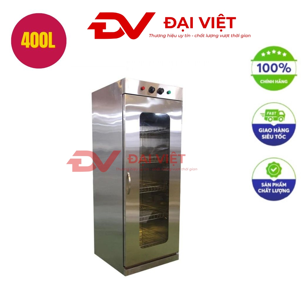 Tủ Sấy Bát 400L 1 Cánh Kính