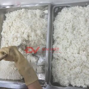 Tủ hấp cơm công nghiệp 10 khay gas và điện giúp cơm chín đều và thơm ngon