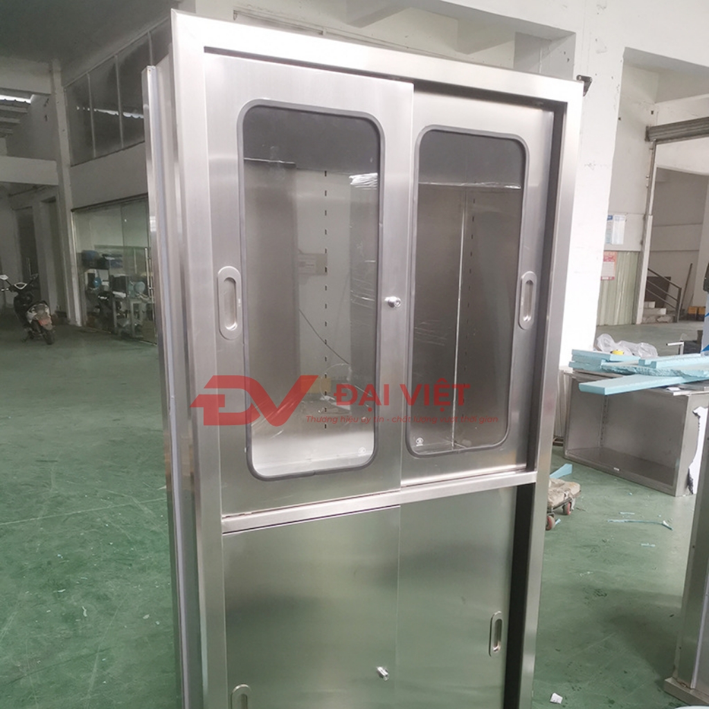 bề mặt inox sáng bóng dễ vệ sinh và lau chùi