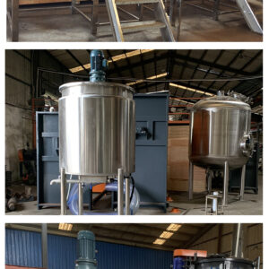 bồn khuấy trộn chất lỏng gia nhiệt 500l 11