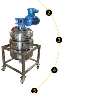 bồn khuấy trộn dược phẩm 2 lớp 500l 12