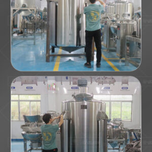 bồn khuấy trộn nước giải khát 2 lớp 500l 5