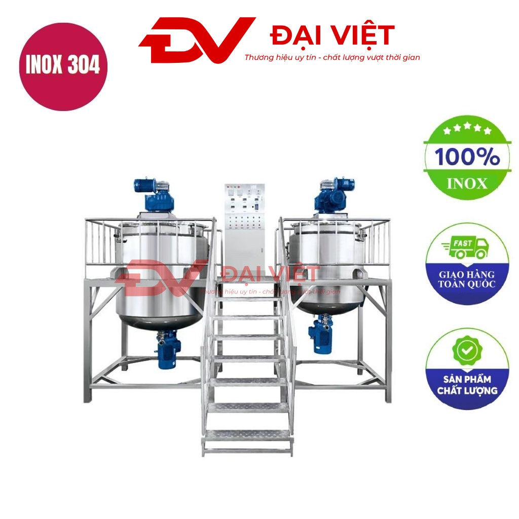 bồn khuấy trộn nước rửa chén 1000l