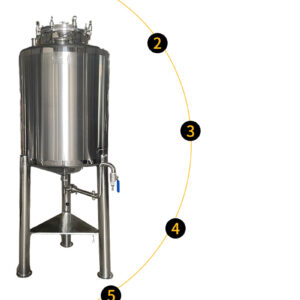 bồn lên men bia công nghiệp 500l 8