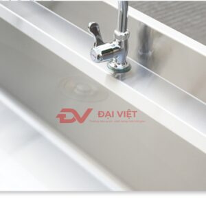 bồn rửa inox công nghiệp 4000x400x800mm 1