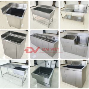 bồn rửa tay công nghiệp 600x500x800mm 1