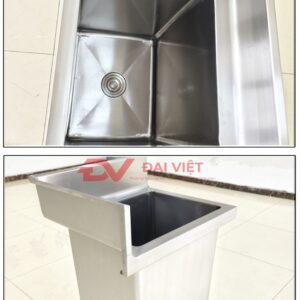 bồn rửa tay công nghiệp 600x500x800mm 6