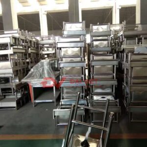 chậu rửa công nghiệp 1 hố có kệ 1000x500x800mm 8