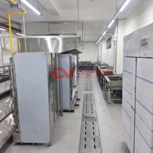 kệ inox 4 tầng 1800x500x1500mm Chất liệu Inox 304430 bền đẹp, sáng bóng