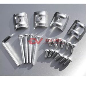 kệ inox 4 tầng 1800x500x1800mm chân có thể bọc cao su hoặc bánh xe