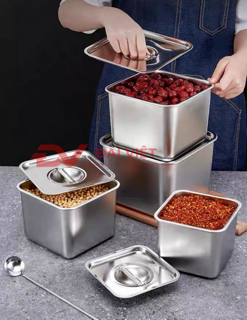 Khay đựng gia vị inox