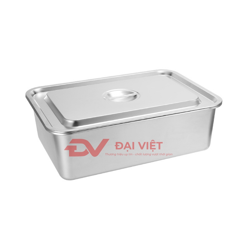 Khay inox chữ nhật
