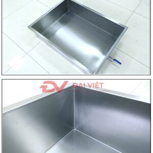 máng rửa tay inox công nghiệp 1800x500x700mm 4
