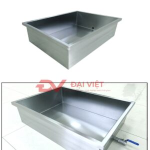 máng rửa tay inox công nghiệp 1800x500x700mm 5