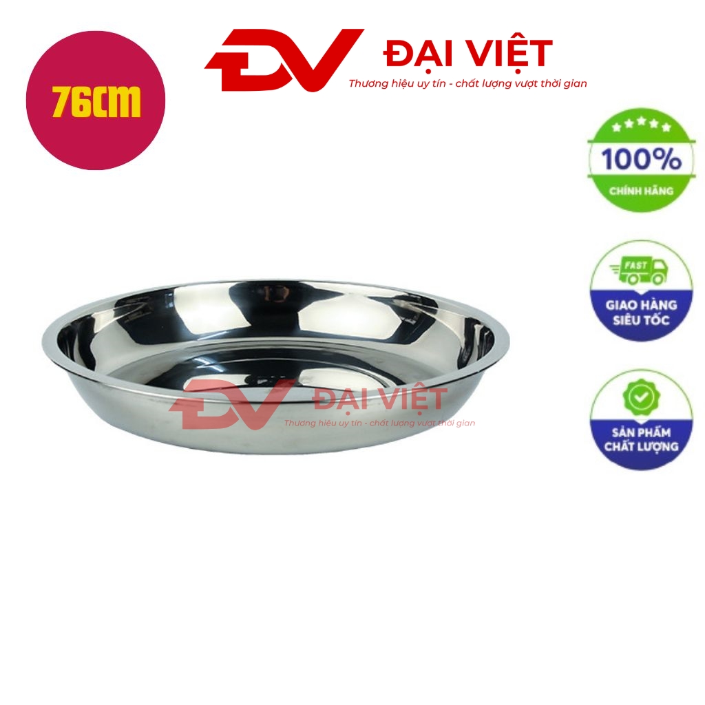 thau cạn inox 76cm