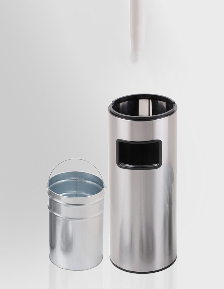 thùng rác inox không nắp