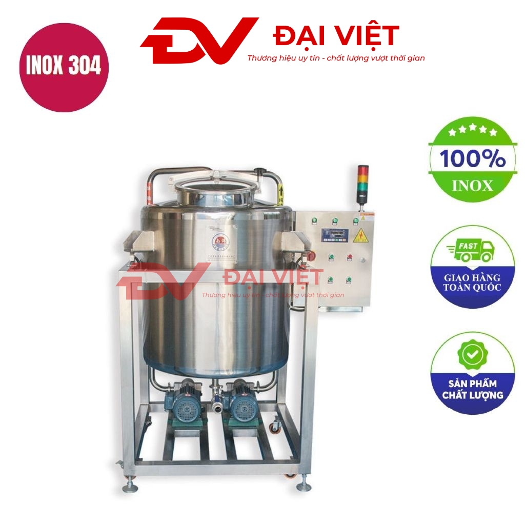 thùng trộn chất lỏng 2 lớp 3000l