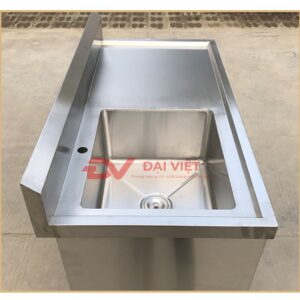 tủ inox có chậu rửa 1000x500x800mm 4