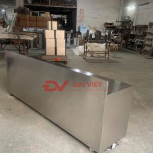 tủ inox tích hợp 2 chậu rữa 800x500x800mm 9