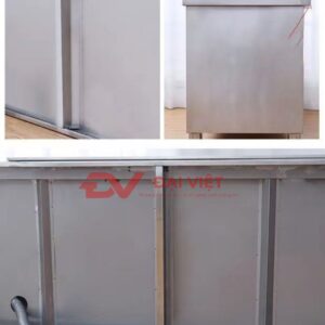 tủ inox tích hợp bồn rửa 1450x600x800mm 4