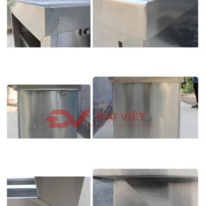 tủ inox tích hợp bồn rửa 800x600x800mm 1