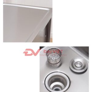 tủ inox tích hợp bồn rửa 800x600x800mm 2