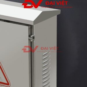 vỏ tủ điện điều khiển inox ngoài trời 2 cửa 800x1000x200mm lam thoát khí được chấn dập bằng máy cnc