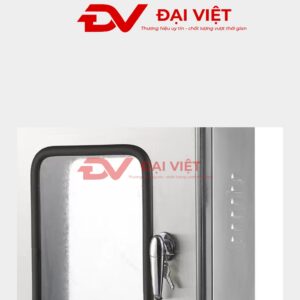 vỏ tủ điện điều khiển inox ngoài trời 2 lớp cửa 300x400x250mm được trang bị ổ khóa tiện lợi