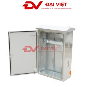 vỏ tủ điện điều khiển inox ngoài trời 300x400x160mm cửa tủ được bọc lớp gioăng cao su chống nước