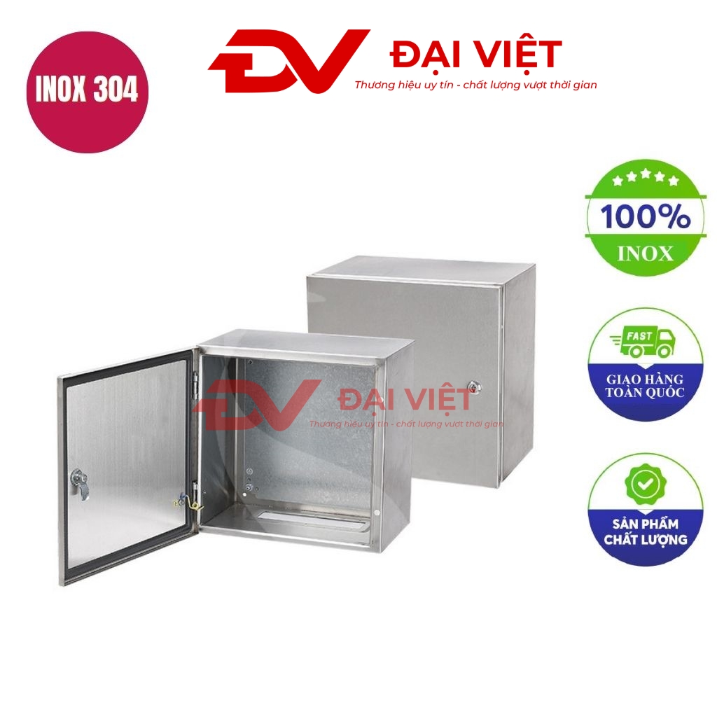 vỏ tủ điện inox ngoài trời 600x500x250mm