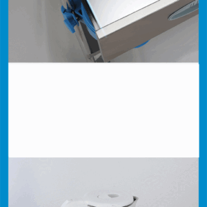 xe đẩy y tế 2 tầng 500x400x860mm xe có thanh chắn bảo vệ