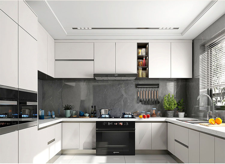 Ưu điểm của tủ bếp inox cánh kính Ưu điểm của tủ bếp inox cánh kính