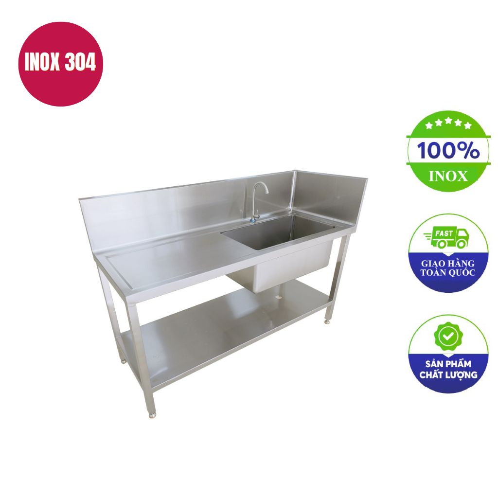 Bàn sơ chế inox
