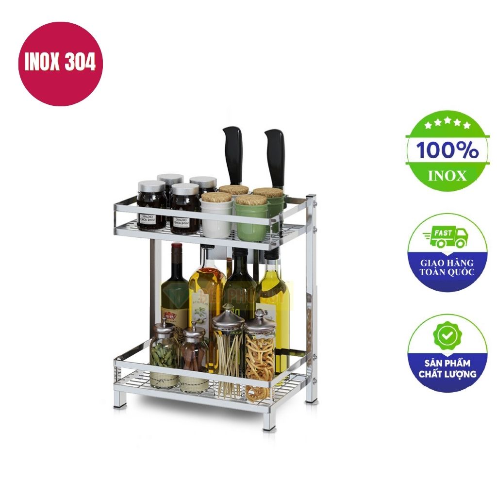 Kệ gia vị inox
