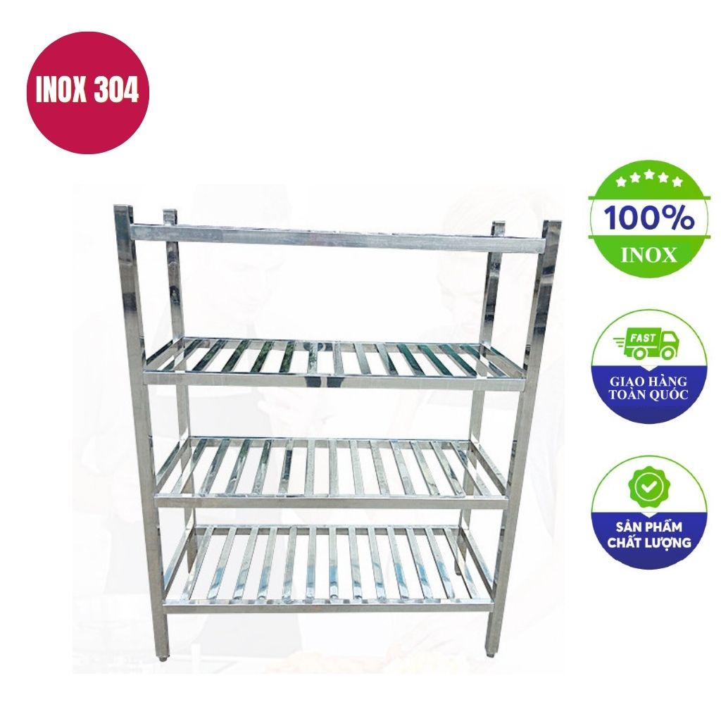 kệ inox 4 tầng