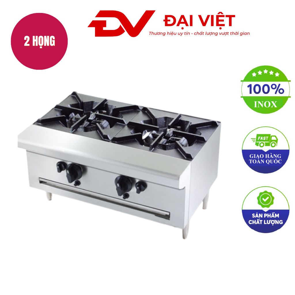 Bếp âu 2 họng dùng gas 700x400x350mm Bếp âu 2 họng dùng gas 700x400x350mm