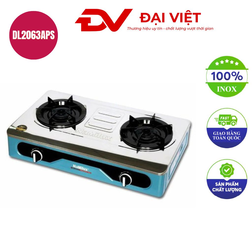 Bếp Gas Đôi NaMilux DL2063APS Bếp Gas Đôi NaMilux DL2063APS